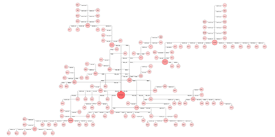 Betweeness analysis and bundled layout